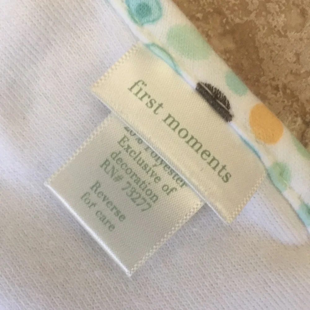 First Moments French Terry Hooded Bath Towels